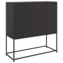 Aparador de acero laminado en frío negro 100,5x39x107 cm von , Sideboards - Ref: Foro24-846590, Preis: 127,66 €, Rabatt: %