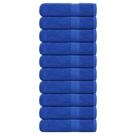 Toallas de baño 10 uds azul 100x150 cm 360 g/m² 100% algodón von , Handtücher - Ref: Foro24-136718, Preis: 102,35 €, Rabatt: %