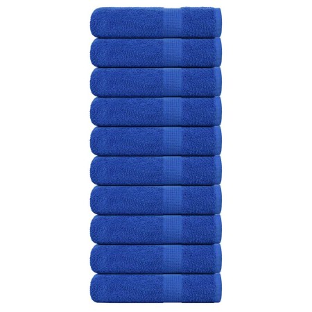 Toallas de baño 10 uds azul 100x150 cm 360 g/m² 100% algodón by , Towels - Ref: Foro24-136718, Price: 102,35 €, Discount: %