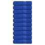 Toallas de baño 10 uds azul 100x150 cm 360 g/m² 100% algodón by , Towels - Ref: Foro24-136718, Price: 102,35 €, Discount: %
