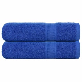 Toallas de ducha 2 uds 100% algodón azul 70x140 cm 360 gsm von , Handtücher - Ref: Foro24-136713, Preis: 26,91 €, Rabatt: %