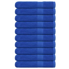 Toallas 10 uds 100% algodón azul 100x200 cm 600 gsm von , Handtücher - Ref: Foro24-136724, Preis: 139,90 €, Rabatt: %