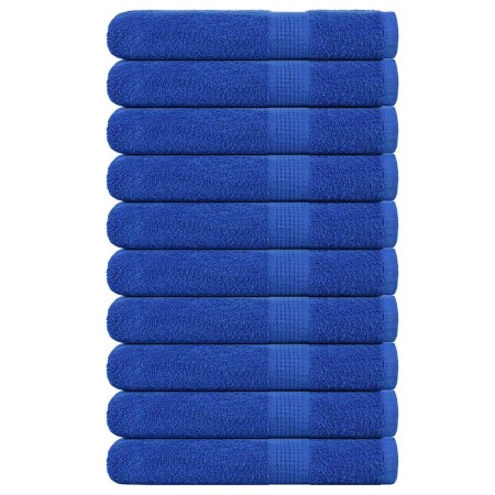 Toallas 10 uds 100% algodón azul 100x200 cm 600 gsm von , Handtücher - Ref: Foro24-136724, Preis: 139,90 €, Rabatt: %