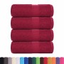 Toallas invitados 4 uds 100% algodón burdeos 30x50 cm 360 gsm by , Towels - Ref: Foro24-136732, Price: 17,99 €, Discount: %