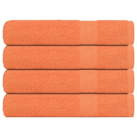 Toallas de sauna 4 uds 100% algodón naranja 80x200 cm 360 gsm von , Handtücher - Ref: Foro24-136912, Preis: 48,82 €, Rabatt: %