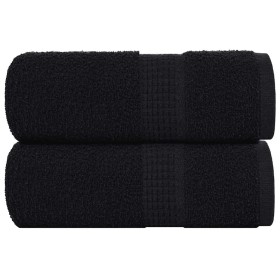 Toallas de jabón 2 uds negro 30x30 cm 360 gsm 100% algodón by , Towels - Ref: Foro24-136944, Price: 11,79 €, Discount: %