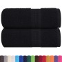 Toallas de jabón 2 uds negro 30x30 cm 360 gsm 100% algodón de , Toallas - Ref: Foro24-136944, Precio: 11,29 €
