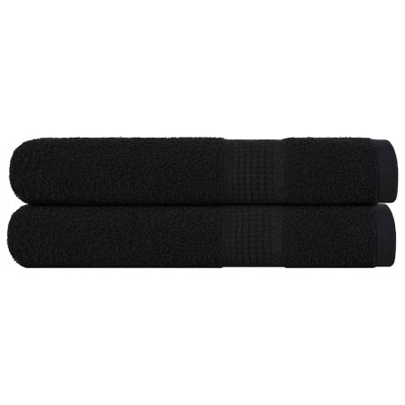 Toallas de sauna 2 uds 100% algodón negro 80x200 cm 360 gsm by , Towels - Ref: Foro24-136959, Price: 35,96 €, Discount: %