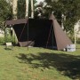 Tienda de campaña familiar tipi 6 personas impermeable marrón by , tents - Ref: Foro24-4009450, Price: 191,86 €, Discount: %