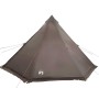 Tienda de campaña familiar tipi 6 personas impermeable marrón de , Tiendas de campaña - Ref: Foro24-4009450, Precio: 191,77 €
