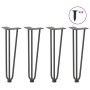 Patas de mesa tipo horquilla 4 uds acero macizo antracita 42 cm von , Tischbeine - Ref: Foro24-4012442, Preis: 50,57 €, Rabat...