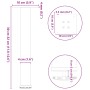 Patas para mesa de centro 4 uds acero blanco 30-32 cm von , Tischbeine - Ref: Foro24-4012449, Preis: 36,91 €, Rabatt: %