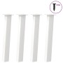 Patas para mesa de centro 4 uds acero blanco 72 cm by , Table legs - Ref: Foro24-4012505, Price: 85,72 €, Discount: %