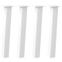 Patas para mesa de centro 4 uds acero blanco 72 cm by , Table legs - Ref: Foro24-4012505, Price: 85,72 €, Discount: %