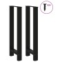 Patas de mesa de centro acero negro 2 uds 50x(100-101) cm de , Patas para mesas - Ref: Foro24-4013340, Precio: 134,70 €, Desc...