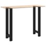 Patas de mesa de centro acero negro 2 uds 50x(100-101) cm de , Patas para mesas - Ref: Foro24-4013340, Precio: 134,70 €, Desc...
