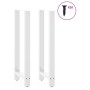 Patas de mesa de centro acero blanco 2 uds 40x(110-111) cm de , Patas para mesas - Ref: Foro24-4013349, Precio: 110,10 €, Des...