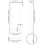 Patas de mesa de centro acero blanco 2 uds 40x(110-111) cm de , Patas para mesas - Ref: Foro24-4013349, Precio: 110,10 €, Des...