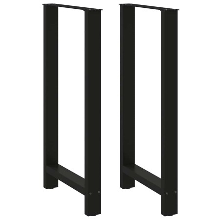 Patas de mesa de centro acero negro 2 uds 60x(110-111) cm von , Tischbeine - Ref: Foro24-4013356, Preis: 165,94 €, Rabatt: %
