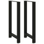 Patas de mesa de centro acero negro 2 uds 60x(110-111) cm von , Tischbeine - Ref: Foro24-4013356, Preis: 165,94 €, Rabatt: %