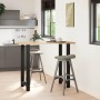 Patas de mesa de centro acero negro 2 uds 60x(110-111) cm von , Tischbeine - Ref: Foro24-4013356, Preis: 165,94 €, Rabatt: %