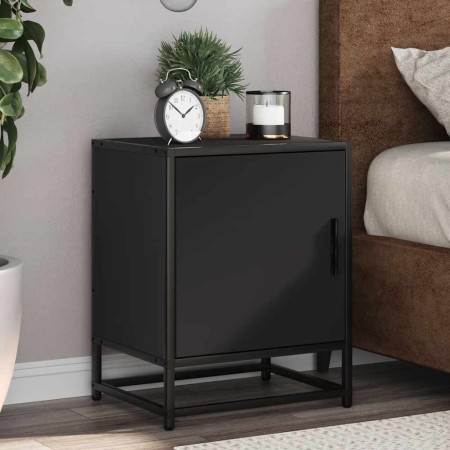 Mesita de noche madera ingeniería negro 40x31x50 cm metal von , Nachttische - Ref: Foro24-848709, Preis: 38,95 €, Rabatt: %