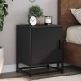 Mesita de noche madera ingeniería negro 40x31x50 cm metal von , Nachttische - Ref: Foro24-848709, Preis: 38,95 €, Rabatt: %
