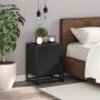 Mesita de noche madera ingeniería negro 40x31x50 cm metal von , Nachttische - Ref: Foro24-848709, Preis: 38,95 €, Rabatt: %