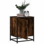Mesitas noche 2 uds madera ingeniería roble ahumado 40x31x50 cm by , Nightstands - Ref: Foro24-848714, Price: 64,96 €, Discou...
