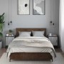 Mesitas noche 2 uds madera ingeniería gris sonoma 40x31x50 cm by , Nightstands - Ref: Foro24-848716, Price: 67,80 €, Discount: %