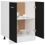 Armario inferior de cocina ingeniería negro 60x46x81,5 cm de vidaXL, Armarios de cocina - Ref: Foro24-801189, Precio: 96,23 €...