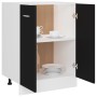 Technik Küchenschrank schwarz 60x46x81,5 cm von vidaXL, Küchenschränke - Ref: Foro24-801189, Preis: 98,36 €, Rabatt: %