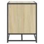 Banco zapatero madera de ingeniería roble sonoma 100x40x53,5 cm by , Benches for halls and storage - Ref: Foro24-849215, Pric...