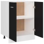 Technik Küchenschrank schwarz 60x46x81,5 cm von vidaXL, Küchenschränke - Ref: Foro24-801189, Preis: 98,36 €, Rabatt: %