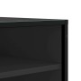 Banco zapatero madera de ingeniería y metal negro 84x40x53,5 cm by , Benches for halls and storage - Ref: Foro24-849229, Pric...