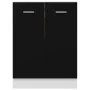 Armario inferior de cocina ingeniería negro 60x46x81,5 cm de vidaXL, Armarios de cocina - Ref: Foro24-801189, Precio: 96,23 €...
