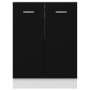 Technik Küchenschrank schwarz 60x46x81,5 cm von vidaXL, Küchenschränke - Ref: Foro24-801189, Preis: 98,36 €, Rabatt: %