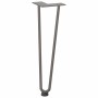 Patas mesa tipo horquilla 4uds acero macizo acero natural 42 cm by , Table legs - Ref: Foro24-4012423, Price: 47,50 €, Discou...