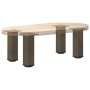 Patas para mesa de centro 4 uds acero acero natural 30-32 cm by , Table legs - Ref: Foro24-4012463, Price: 67,31 €, Discount: %