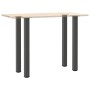Patas para mesa de centro 4 uds acero antracita 110-112 cm de , Patas para mesas - Ref: Foro24-4012482, Precio: 104,06 €, Des...