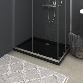 Plato de ducha rectangular ABS negro 70x100 cm