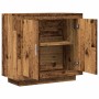 Aparador de madera contrachapada envejecida 80x40x75 cm de , Aparadores - Ref: Foro24-856862, Precio: 88,03 €, Descuento: %