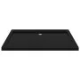 Rectangular black ABS shower tray 70x100 cm by vidaXL, Shower trays - Ref: Foro24-148915, Price: 116,09 €, Discount: %