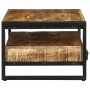 Mesa de centro de madera maciza de mango rugosa 90x50x36 cm by , Coffee table - Ref: Foro24-4013557, Price: 207,72 €, Discoun...
