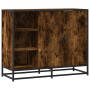 Aparador madera de ingeniería roble ahumado 92x35x76 cm by , Sideboards - Ref: Foro24-849021, Price: 110,46 €, Discount: %