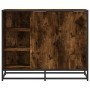 Aparador madera de ingeniería roble ahumado 92x35x76 cm by , Sideboards - Ref: Foro24-849021, Price: 110,46 €, Discount: %