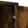 Aparador madera de ingeniería roble ahumado 92x35x76 cm by , Sideboards - Ref: Foro24-849021, Price: 110,46 €, Discount: %