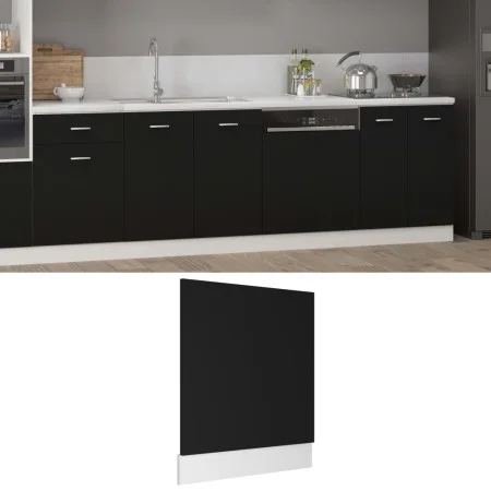 Schwarzes Sperrholz-Geschirrspülerpaneel 59,5 x 3 x 67 cm von vidaXL, Küchenschränke - Ref: Foro24-802563, Preis: 34,64 €, Ra...