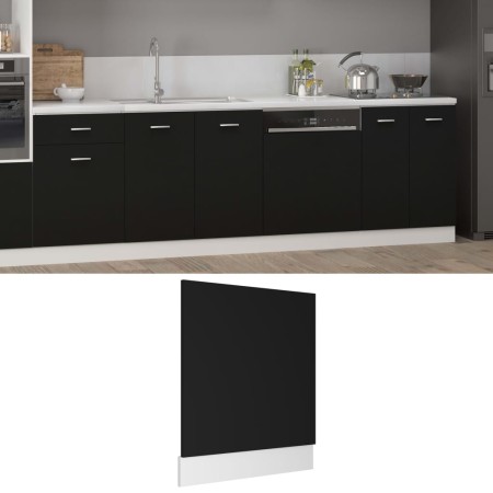 Schwarzes Sperrholz-Geschirrspülerpaneel 59,5 x 3 x 67 cm von vidaXL, Küchenschränke - Ref: Foro24-802563, Preis: 35,30 €, Ra...