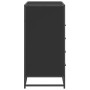 Cajonera de madera contrachapada negro 70x41x83,5 cm de , Cajoneras - Ref: Foro24-849089, Precio: 118,35 €, Descuento: %